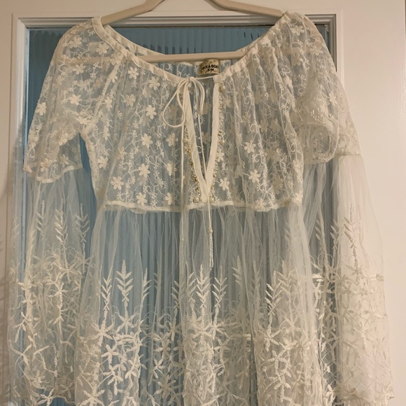 Top Shop Beaded Dress - Picture 2 of 4